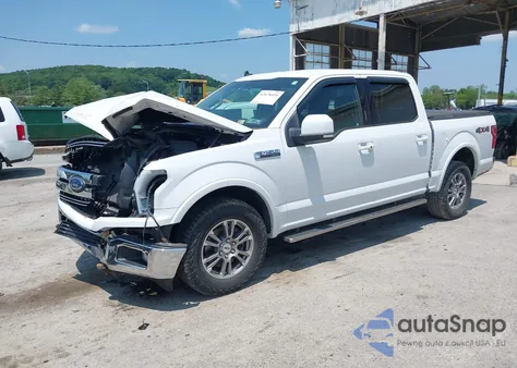 2019 Ford F-150 Lariat from USA, damaged, VIN 1FTEW1E52KFB49573